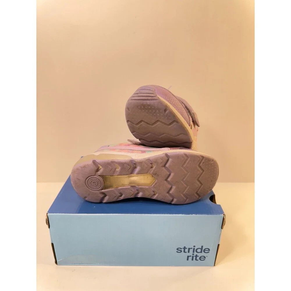 Stride Rite Girls Sneakers Purple Multicolor US 1 Youths